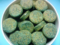 Pastilles avec spiruline